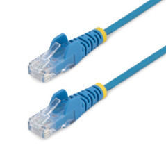 STARTECH 2M CAT6 CABLE, RJ45 PATCH CORD, SNAGLESS, SLIM, LSZH, BLUE, LTW