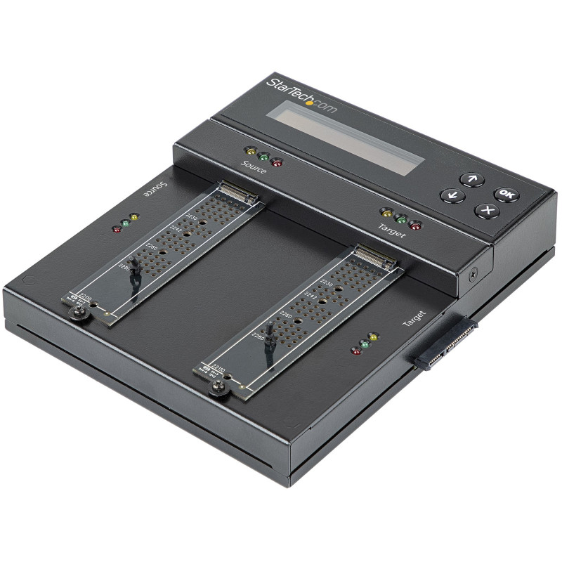 STARTECH M.2 SATA/M.2 NVMe DUPLICATOR/ERASER, CLONER/WIPER, 2 YR