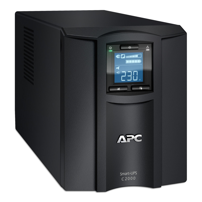 APC SMART UPS (SMC), 2000VA, IEC(6), USB, SERIAL, LCD, TOWER, 2YR WTY