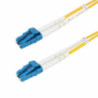 STARTECH 2M (6.6FT) LC TO LC (UPC) OS2 SINGLE MODE DUPLEX FIBER OPTIC CABLE, 9/125M, 100G