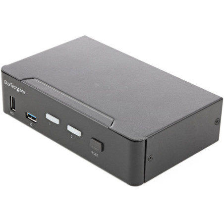 STARTECH 2 PORT SINGLE HDMI KVM SWITCH, 4K(60Hz), USB, AUDIO, 2YR WTY