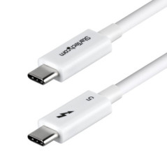 STARTECH 3FT (1M) THUNDERBOLT 5 CABLE, 80GBPS, CERTIFIED - WHITE, LTW