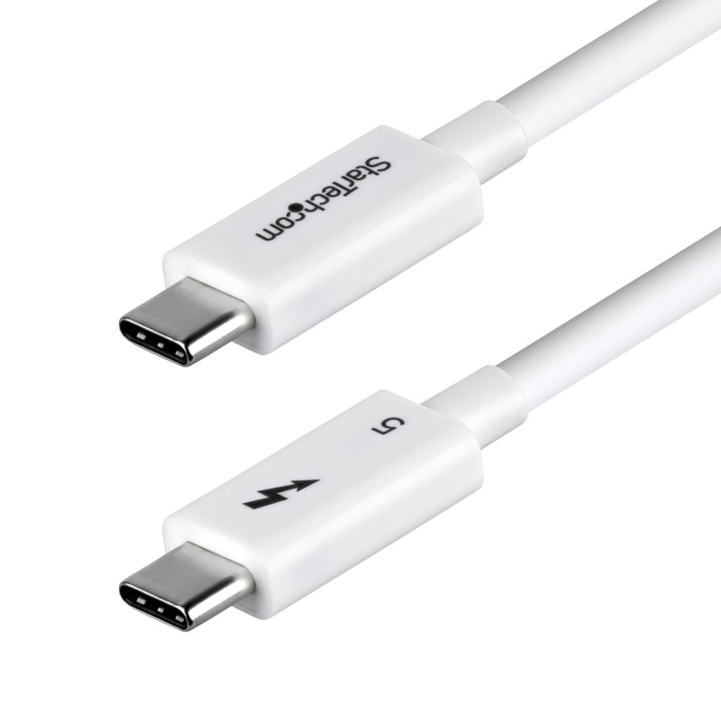 STARTECH 3FT (1M) THUNDERBOLT 5 CABLE, 80GBPS, CERTIFIED - WHITE, LTW