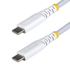 STARTECH 15CM (6IN) WHITE USB-C CHARGING CABLE, USB C CORD, 60W/3A PD, LTW