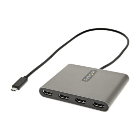 STARTECH USB-C TO 4 HDMI ADAPTER - QUAD MONITOR EXTERNAL GRAPHICS CARD 2YR
