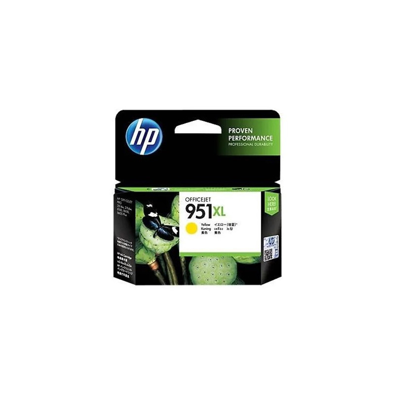 HP 951XL YELLOW INK 1500 PAGE YIELD FOR OJ PRO 8600