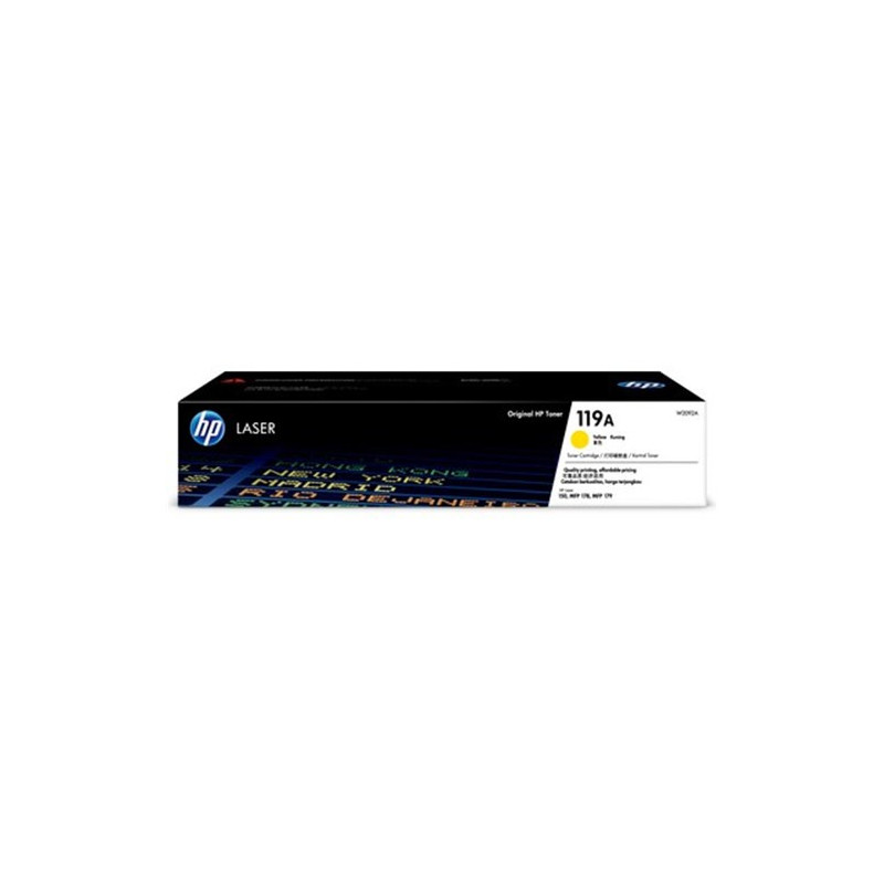 HP 119A YELLOW ORIGINAL LASER TONER 700 PAGES COLOR LASER 150NW 178NW 179FNW 179FWG