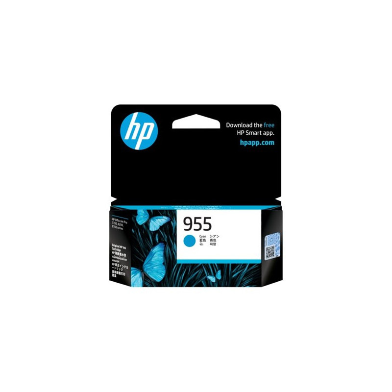 HP 955 CYAN ORIGINAL INKCRTG 7 00 PAGES PAGEWIDE PRO577DW
