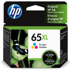 HP 65XL HIGH YIELD TRI-COLOR ORIGINAL INK CARTRIDGE