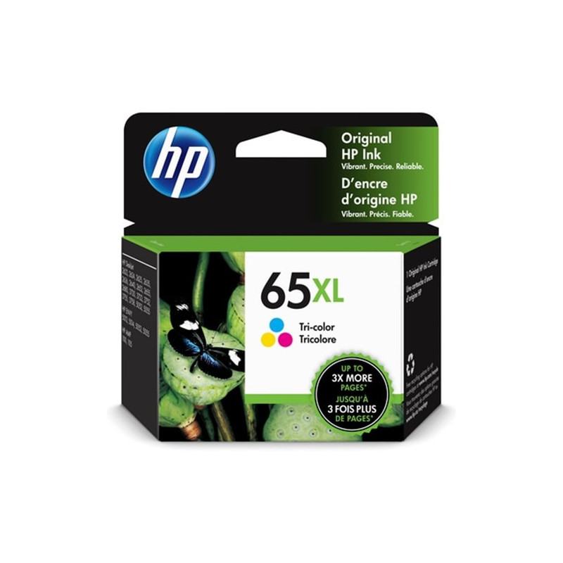 HP 65XL HIGH YIELD TRI-COLOR ORIGINAL INK CARTRIDGE
