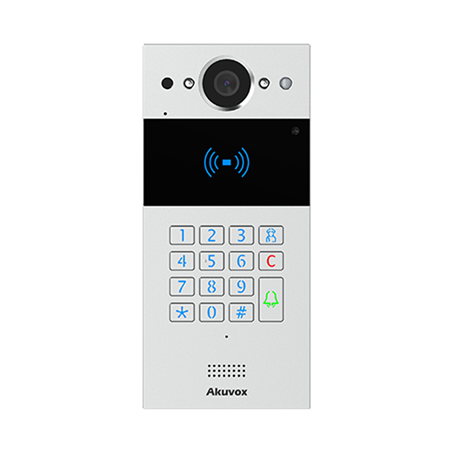 2-WIRE SIP INTERCOM WITH KEYPAD AND RF CARD READER