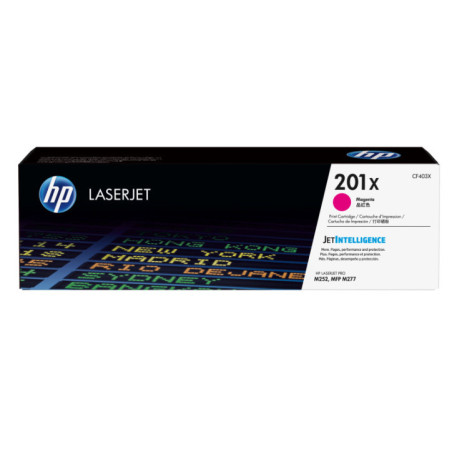 HP 201X MAGENTA TONER - HIGH YIELD - APPROX 5K PAGES - M252, M277 COMPATIBLE