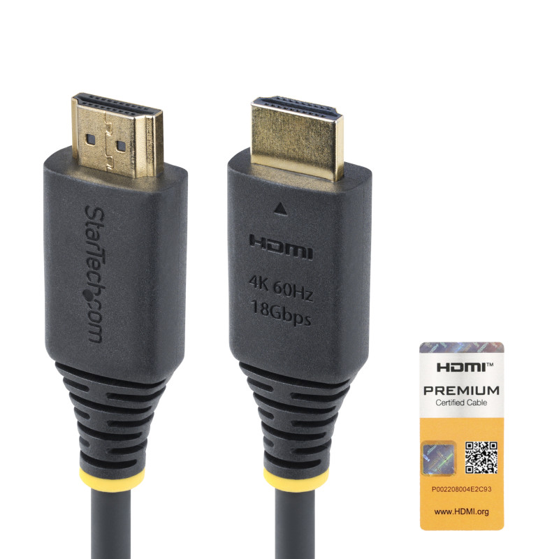 STARTECH 3M HDMI CABLE - 4K 60HZ, 18Gbps, BLACK, TPE JACKET, LTW
