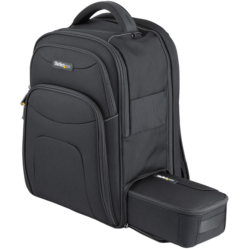 STARTECH 15.6" LAPTOP BACKPACK, REMOVABLE ACCESSORY CASE, BLACK, LTW