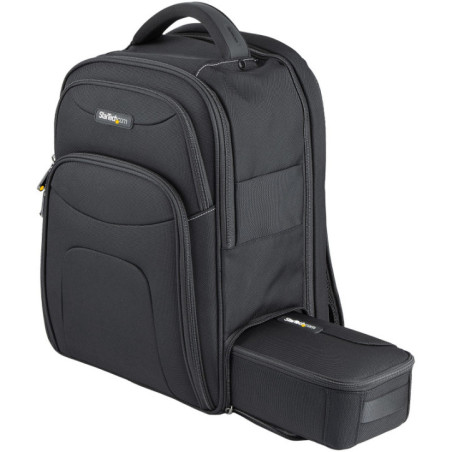 STARTECH 15.6" LAPTOP BACKPACK, REMOVABLE ACCESSORY CASE, BLACK, LTW