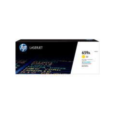 HP 659A YELLOW LASERJET TONER CARTRIDGE - 13,000 PAGES. FOR M856, M776