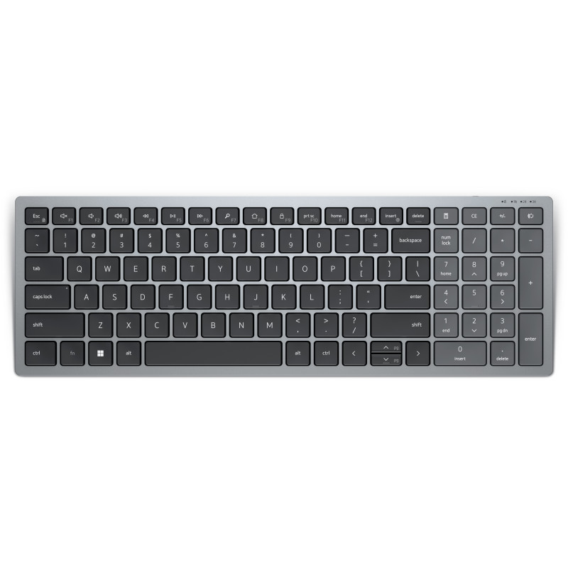 DELL KB740 WIRELESS PRO PLUS COMPACT KEYBOARD - TITAN GREY, 3YR