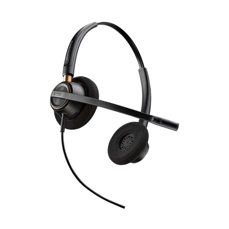 HP POLY ENCOREPRO EP525 MS STEREO CORDED HEADSET, USB-A & C