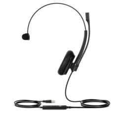 YEALINK WIRED (UH34-LITE) MS MONO HEADSET, NOISE CANCELLING MIC, FOAM CUSHION, USB-A