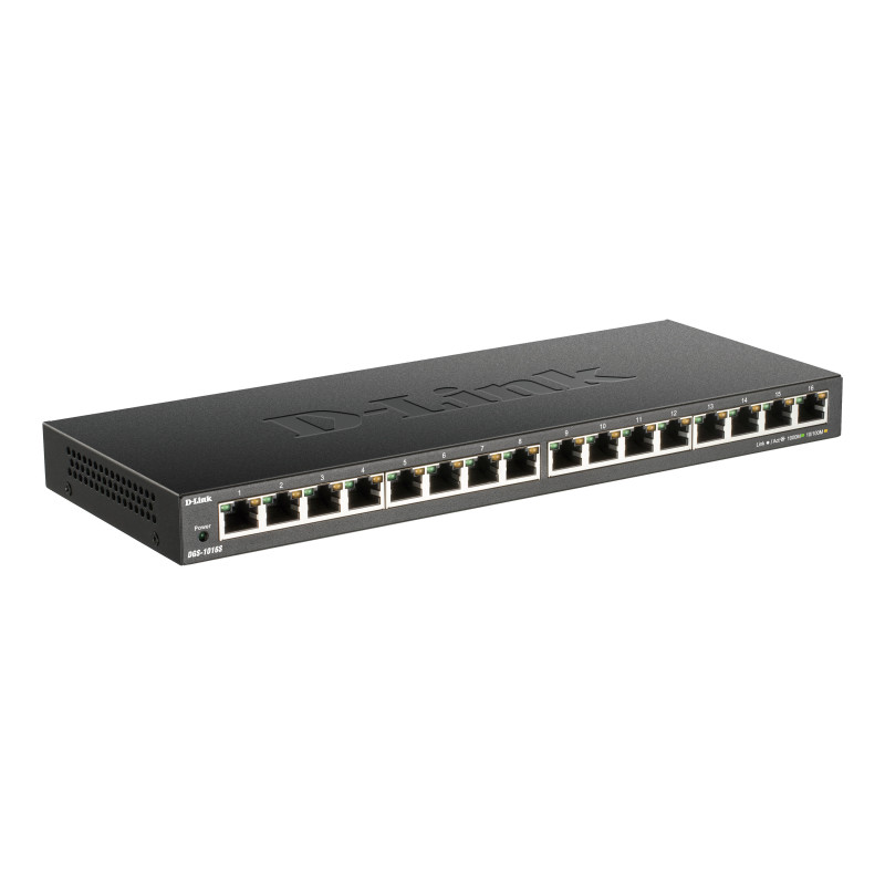 16-PORT LOW PROFILE 1G UNMANAGED SWITCH