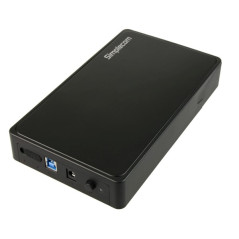 Simplecom SE325 Tool Free 3.5" SATA HDD to USB 3.0 Drive Box Black