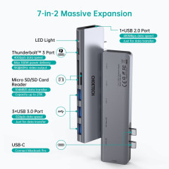 Choetech HUB-M23 7-in-1 MacBook Pro USB Adapter