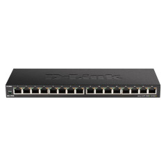 D-Link 16-Port Low Profile Gigabit Unmanaged Switch (Metal Housing)