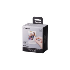 CANON SELPHY COLOR INK/LABEL XC-60L CARD SIZE SET FOR QX20 - 60 SHEET