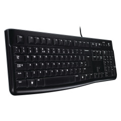 Logitech Wired Keyboard K120, USB, Black