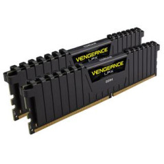 32GB Corsair(2x16GB)DDR4-2666 Black Vengeance LPX 16GB Kits  CL16