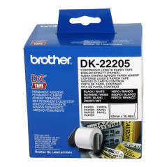 Brother DK22205 White Roll 62mm x 30.48 metres
