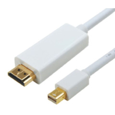 3m Mini DisplayPort DP to HDMI Cable - 20 pins Male to 19 pins Male