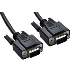 3m VGA Cable - 15 pins Male to 15 pins Male for Monitor PC Molded Type