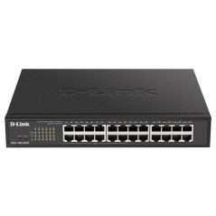 D-Link 24-Port Gigabit Smart Managed PoE Switch with 12 PoE ports (100W PoE budget)