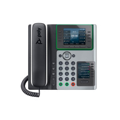 HP POLY EDGE E450 IP PHONE W/HANDSET,3.5" COLOUR SCREEN,8 LINESKEY,BLUETOOTH/WIFI,EXP OPTI