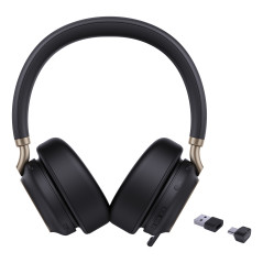 YEALINK WIRELESS (BH76 PLUS) MS ANC STEREO HEADSET, BLACK, USB-C/A DONGLE