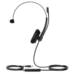 YEALINK WIRED (UH34-LITE) UC MONO HEADSET, NOISE CANCELLING MIC, FOAM CUSHION, USB-A