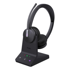 YEALINK BLUETOOTH DECT (WH64) MS STEREO HEADSET WITH BASE STATION