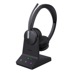 YEALINK BLUETOOTH DECT (WH64) UC STEREO HEADSET WITH BASE STATION