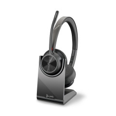 HP POLY VOYAGER 4320 OTH WIRELESS MS STEREO HEADSET W/CHARGING STAND, BT700 DONGLE , USB-A