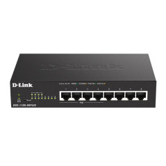 D-Link 8-Port Gigabit Smart Managed PoE Switch with 4 PoE ports (80W PoE budget)