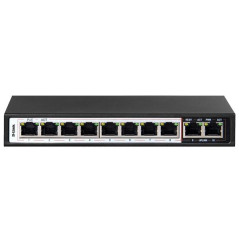 D-Link DES-F1010P-E 10-Port PoE Switch with 8 PoE Ports/2 Uplink Ports