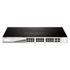 D-Link DGS-1210-28 28-Port Gigabit WebSmart Switch with 24 UTP and 4 SFP Ports