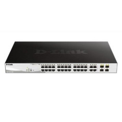 D-Link DGS-1210-28MP 28-Port Gigabit Smart Managed PoE+ Switch with 4 SFP Ports