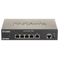 D-Link DSR-250V2 wireless router Gigabit Ethernet Black