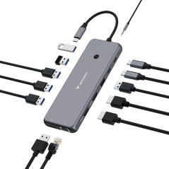 VERBATIM CMH-13 USB-C MULTIPORT HUB: 2 X