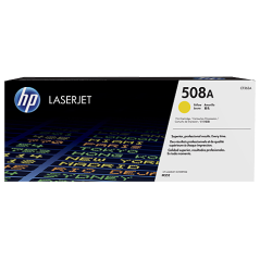 HP 508A YELLOW LASERJET TONER CARTRIDGE