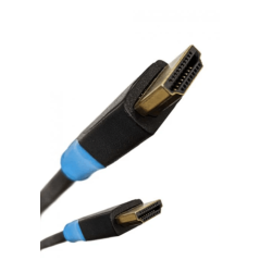 HDMI CABLE 1M, V2 4K ULTRA HD HIGH SPEED WITH ETHERNET, HEC, ARC, 19MM HEAD, 3YR