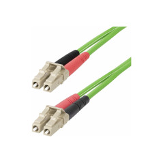 STARTECH 15M LC TO LC (UPC) OM5 MULTIMODE FIBER OPTIC CABLE, LTW