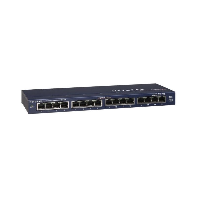Netgear GS116 Prosafe 16 Port 10/100/1000 Gigabit Switch